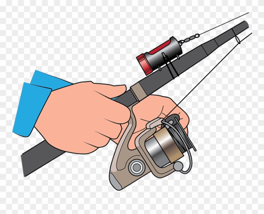 Hook Clipart Fishing Gear - Store Hook Fishing Rod - Png Download