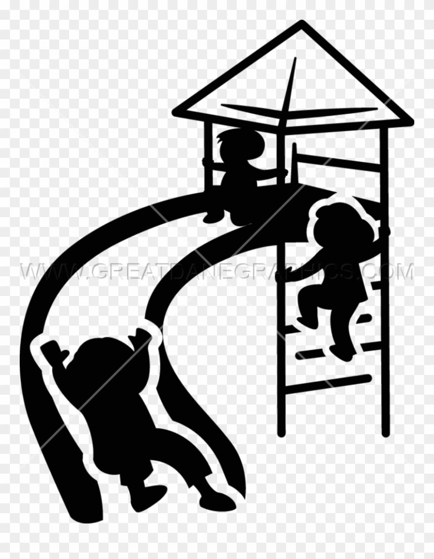 Children Slide Production Ready Artwork For T - Vinyl Cutter Clipart