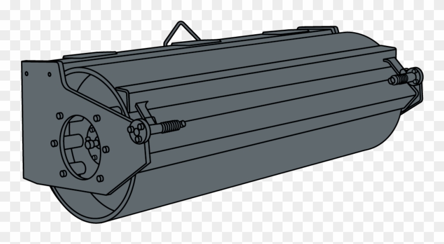 Vibratory Roller Illustration - Illustration Clipart