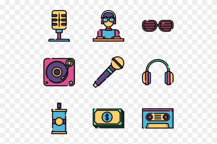 Hip Hop - Hip Hop Icon Png Clipart