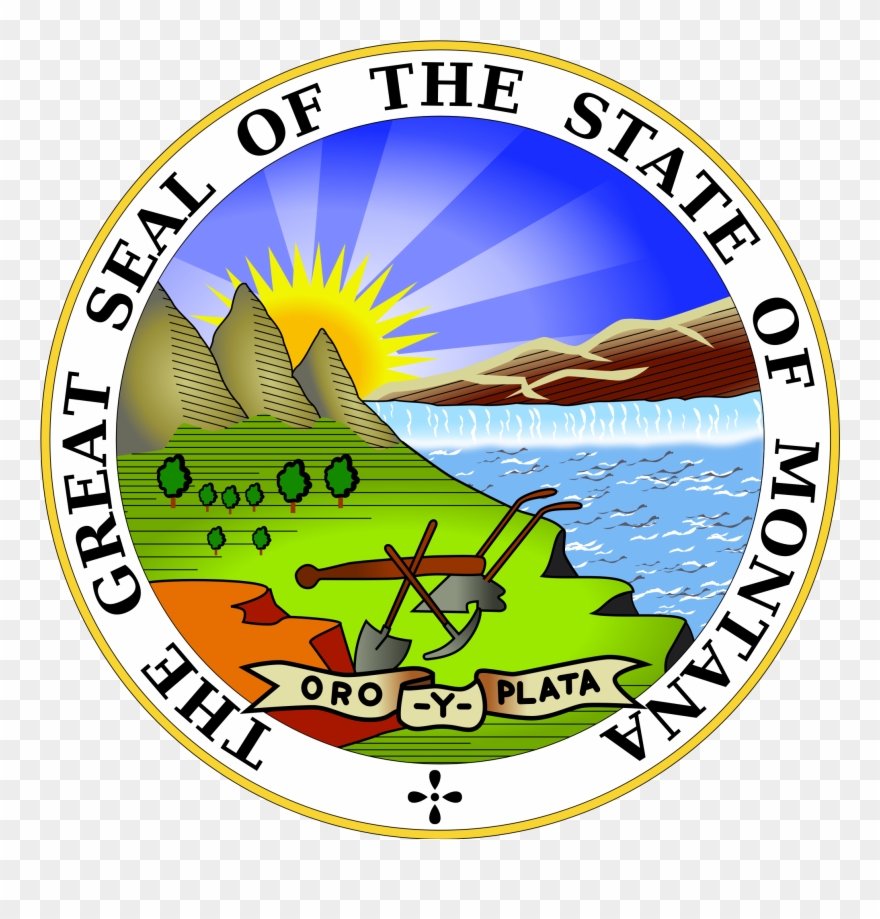 Open - Seal Of Montana Clipart