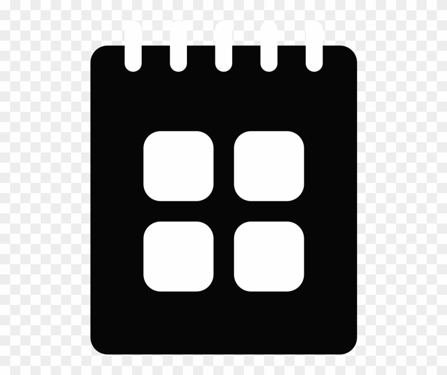 Search Icon Event - Date Icon Png Black Clipart