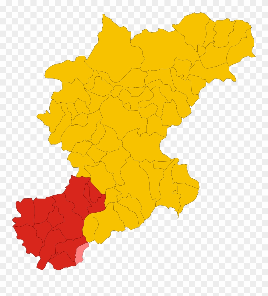 Map Of Comunità Montana Feltrina - Valbelluna Maps Clipart
