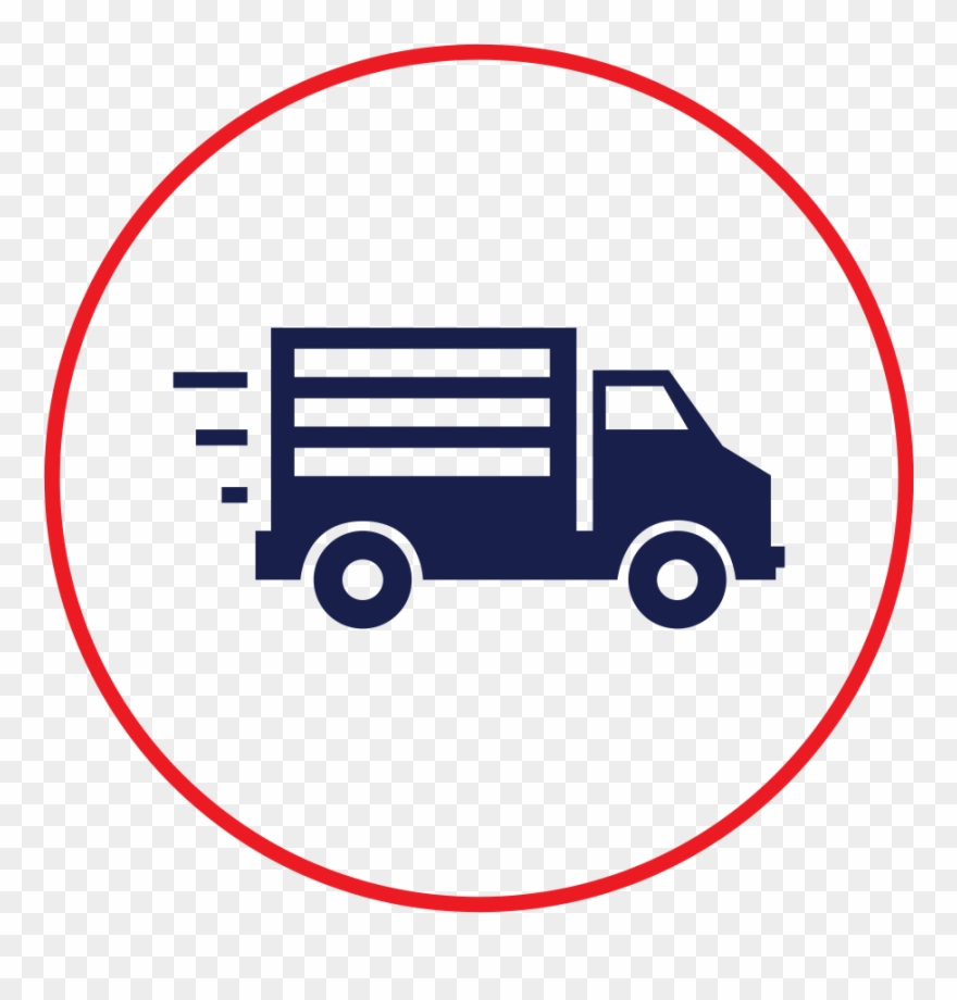 Driving Truck Icon Clipart