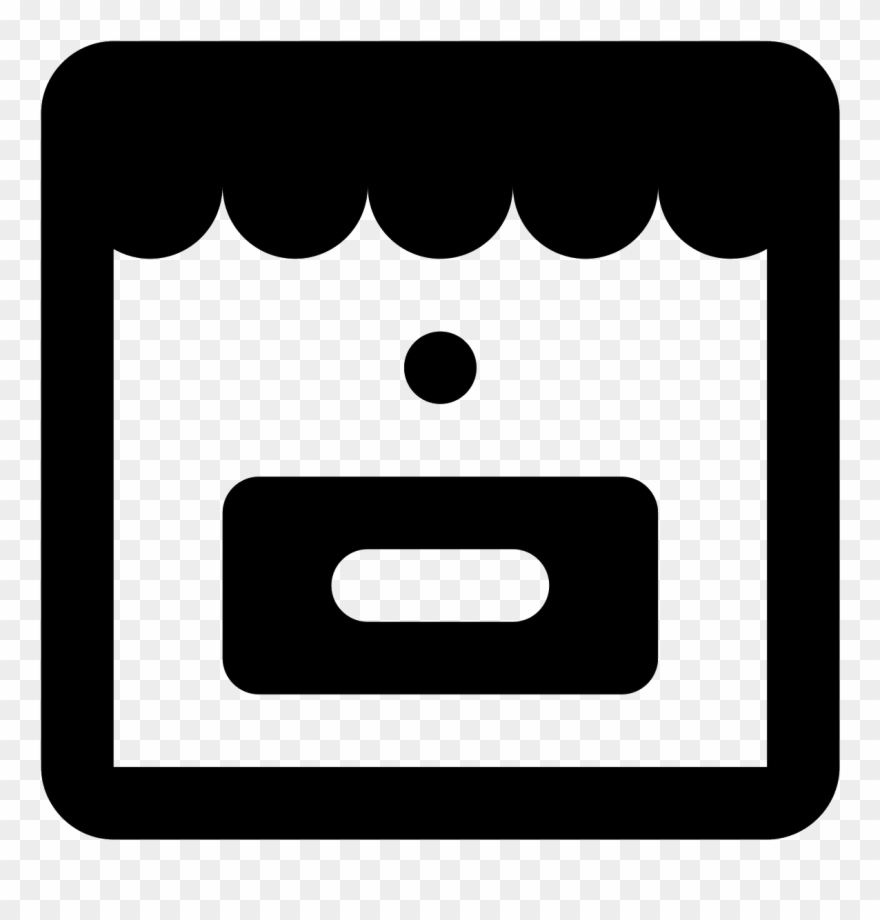 Hanging Sign In Window Icon Clipart