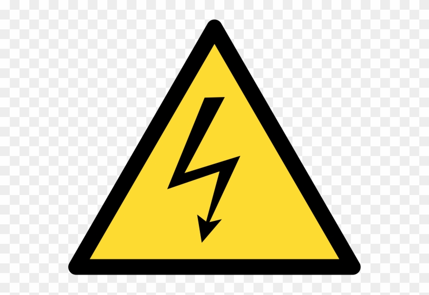 Electrical Distribution Box - Warning Signs Electric Shock Clipart