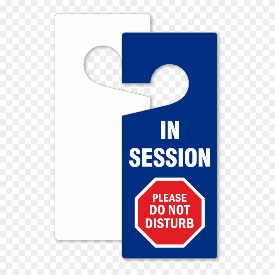 Door Do Not Disturb Sign Clipart