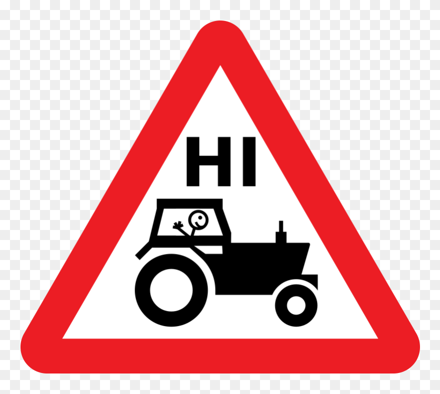 Uk Road Warning Signs Clipart