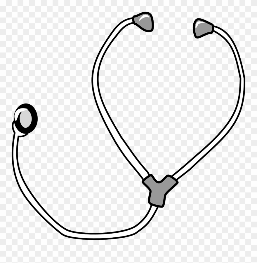Stethoscope Diagnostics Equipment - Medical Supplies Clip Art - Png Download