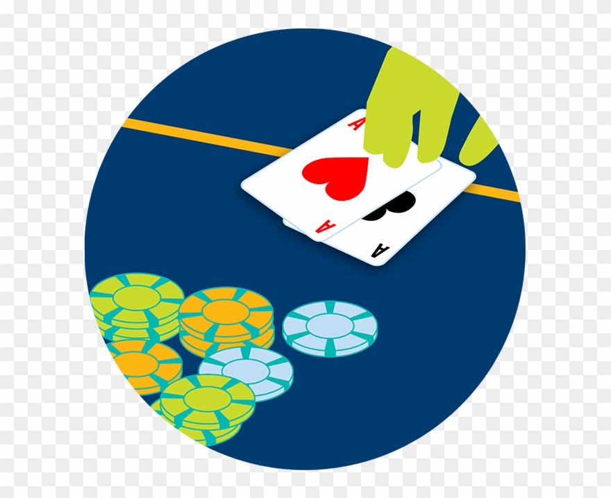 A Hand Is Seen Displaying A Pair Of Aces - Ontario Lottery And Gaming Corporation Clipart