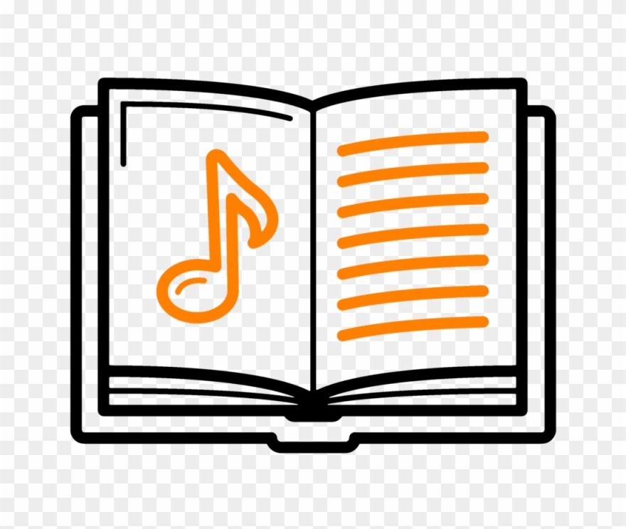 Music Book Icon Colour - Music Book Clip Art - Png Download