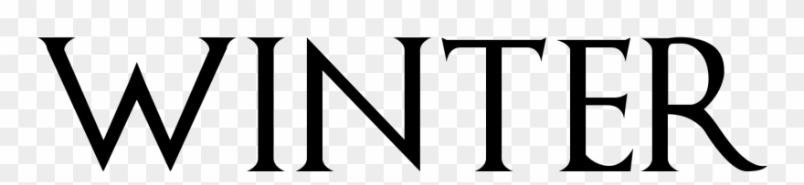 Game Of Thrones Font - Game Of Thrones Winter Is Here Logo Clipart