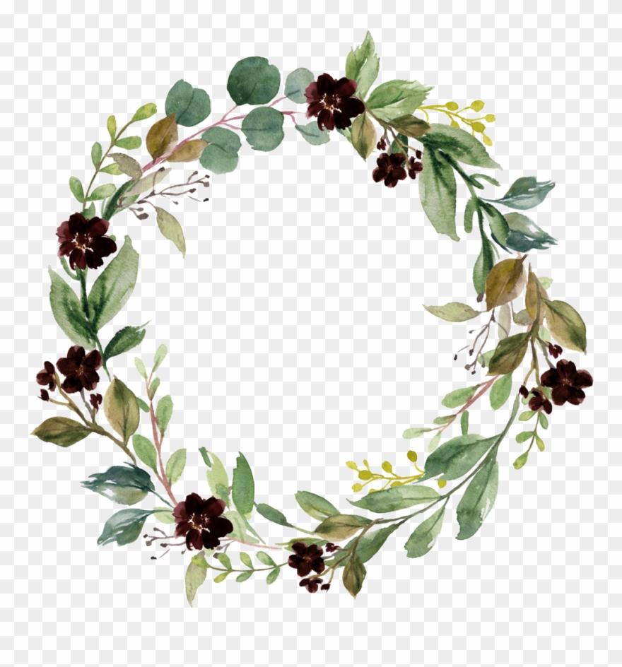 Floral Wreath 8 - Illustration Clipart