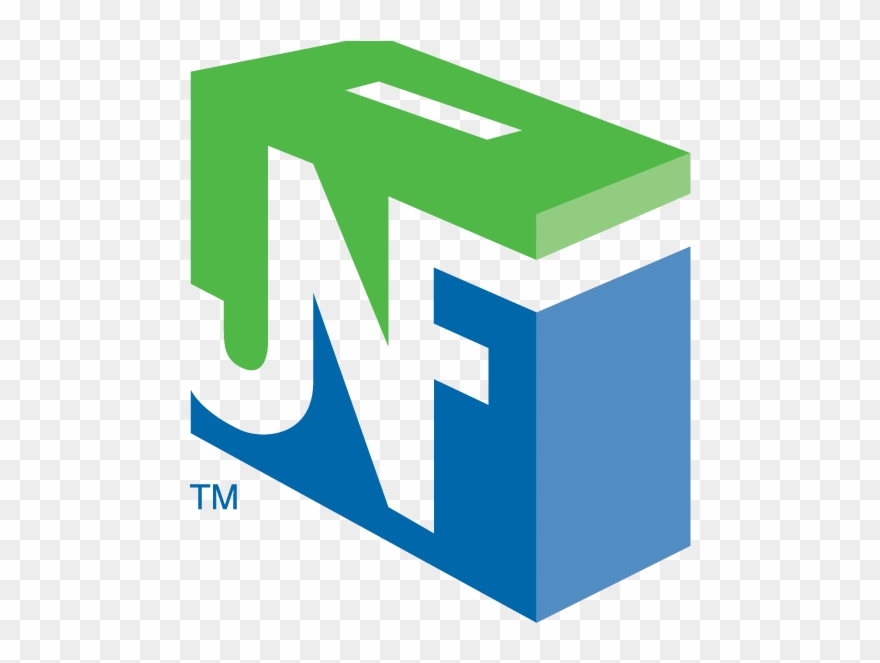 Jnf Tagline Vert Pms Wbg-15 - Jewish National Fund Png Clipart
