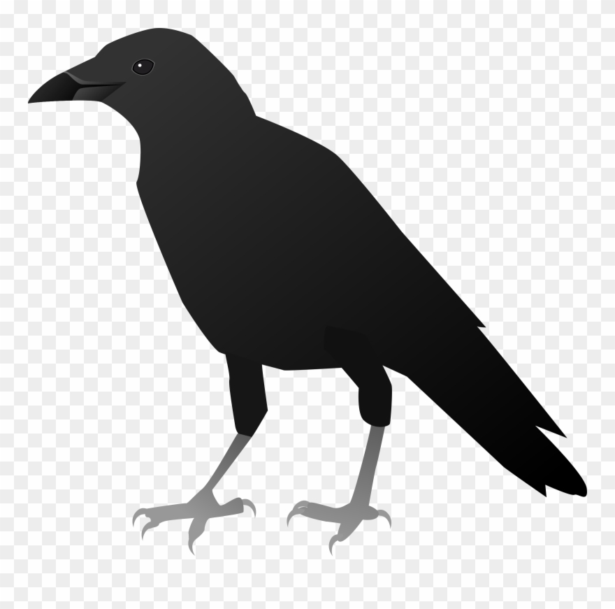 Clipart - Crow Clipart - Png Download
