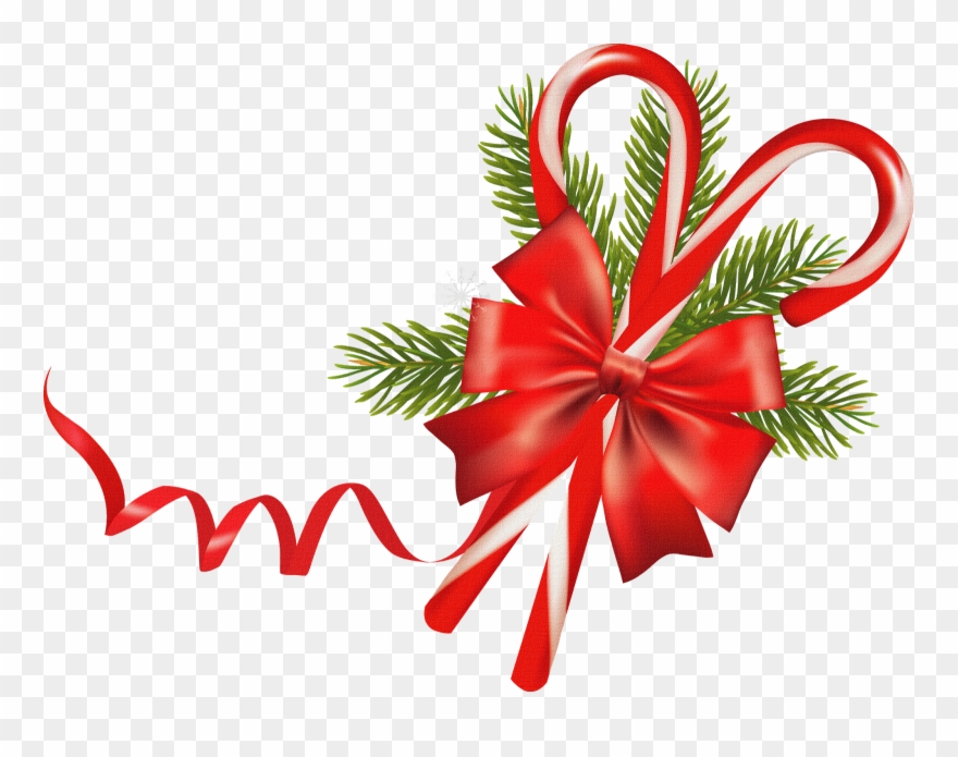 Bastones De Navidad - Christmas Frames Vector Green Png Clipart