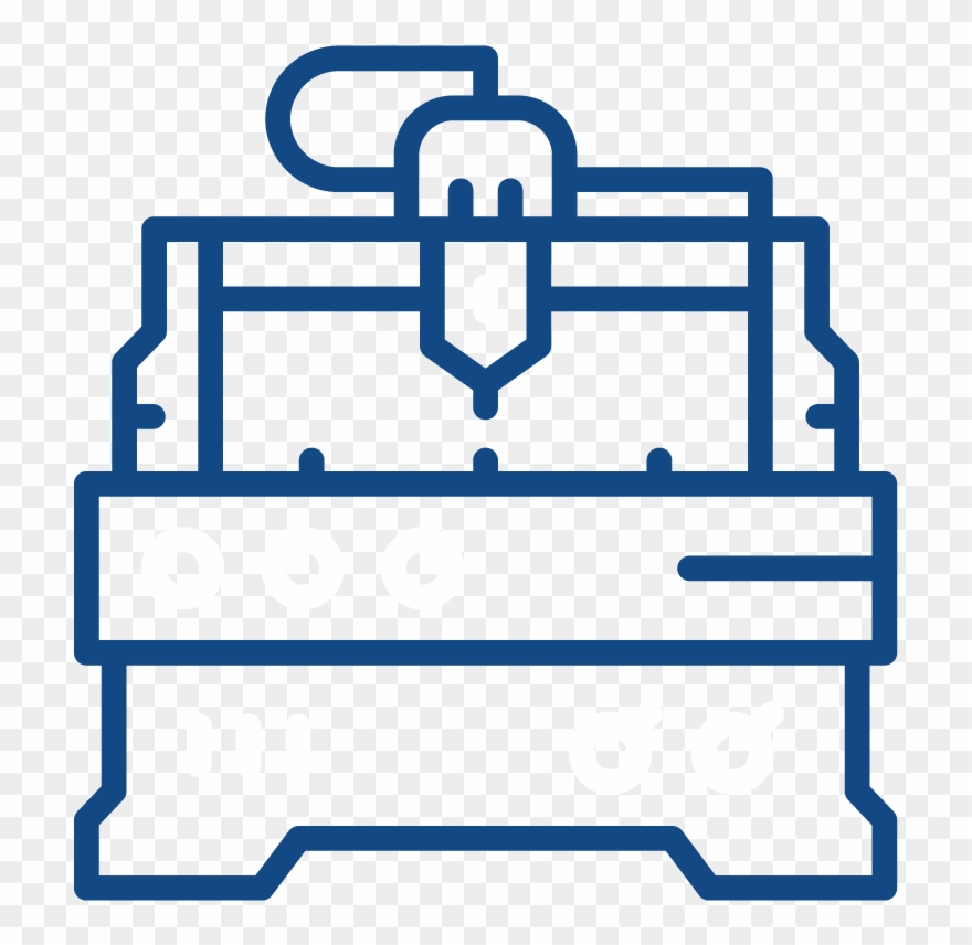 Pemes Pikt Oferta Obrobka Copy - Cnc Milling Icon Clipart