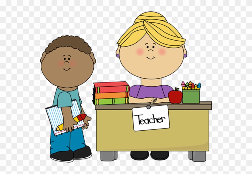 2 / - Clipart Student Asking Teacher A Question - Png Download