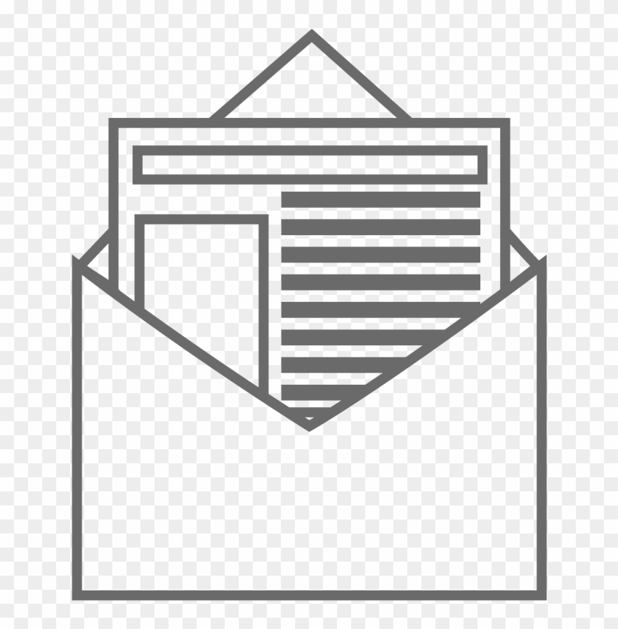Sign Up For Newsletters - Mail Icons Clipart