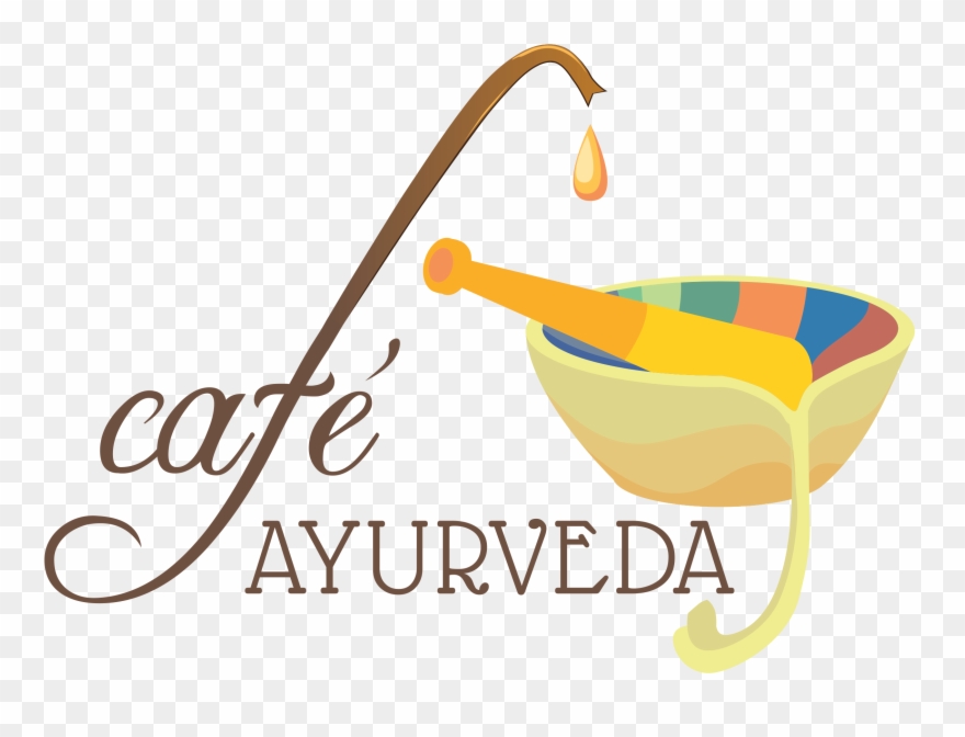 Caf Ayurveda A Place For Wellness Logo - Logo Design For Ayurveda Hospital Clipart