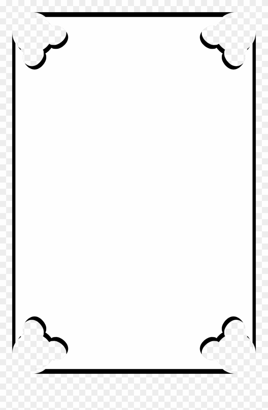 Border Black Free Stock Photo Illustration Of - Silhouette Clipart