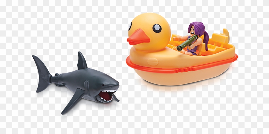 Shark Bite Duck Boat Clipart