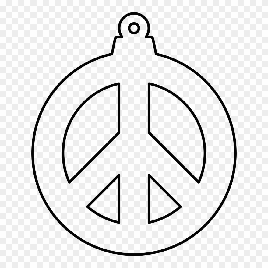 Christmas Custom Christmas Sweater Black And White - Favicon Peace Sign Clipart