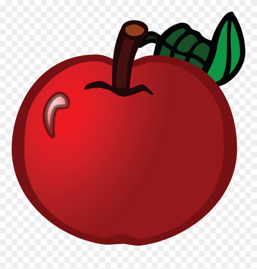 Free Clipart Of An Apple - Coloured Picture Of Apple - Png Download