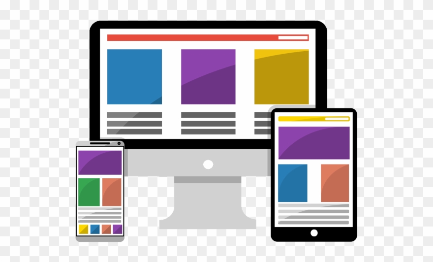 Responsive Websites - Software Clipart