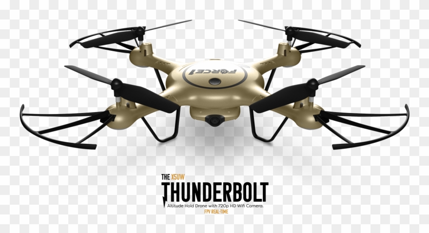 Drone Clipart Fpv - Quadcopter Drone Fpv With Camera Quadcopter Drone Fpv - Png Download