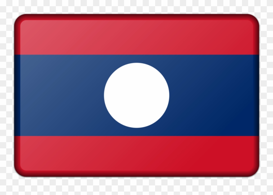 Flag Of Laos Cambodia - Flag Of Laos Clipart