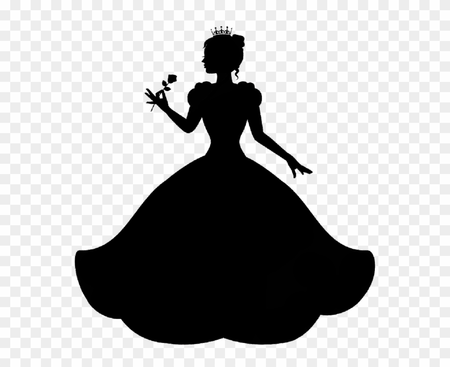 Silhouette Royalty Free Beauty - Riquet With The Tuft: Best Of Stories Clipart