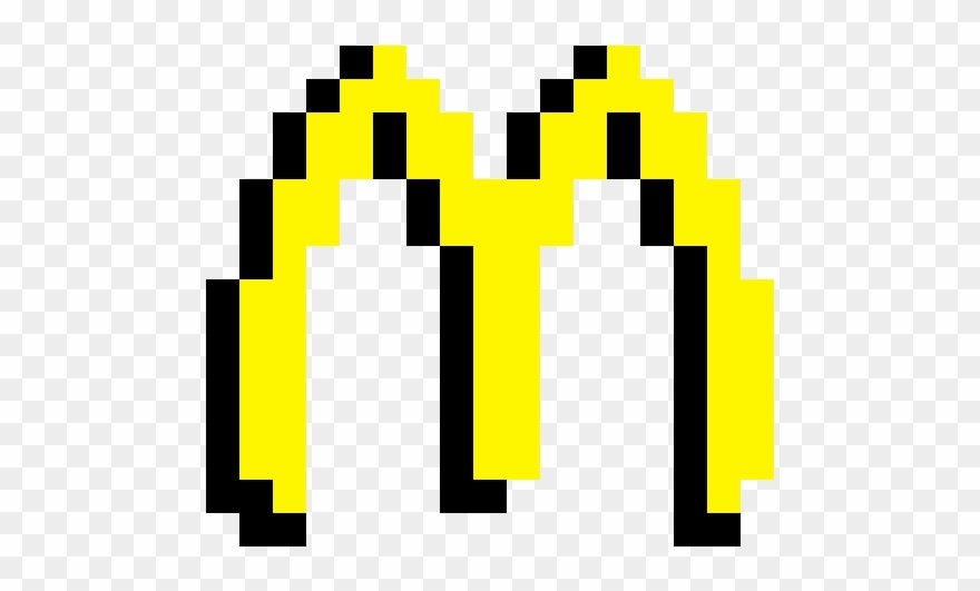 Mcdonalds - - Mcdonalds Logo Pixel Art Clipart