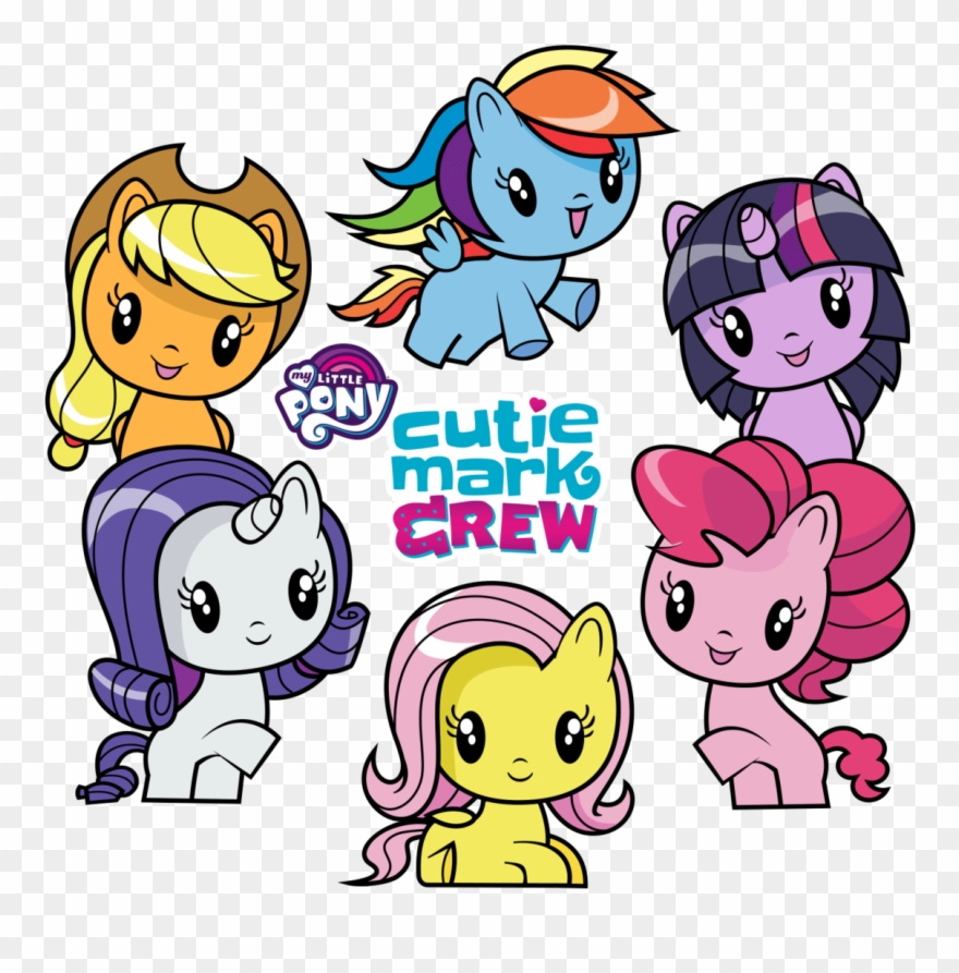 The Cutie Mark Crew Happy Meal Toys Are Now Available - Mlp Cutie Mark Crew Clipart