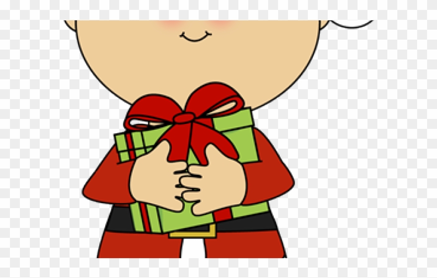 Santa Clipart Boy - Boy Christmas Clipart - Png Download