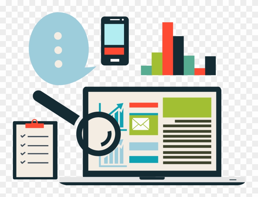 Web Hosting & Domain - Website Audit Clipart