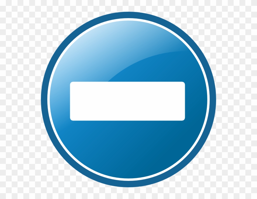 Minus Button 2 Clip Art At Clker - Plus Png Button Blue Transparent Png