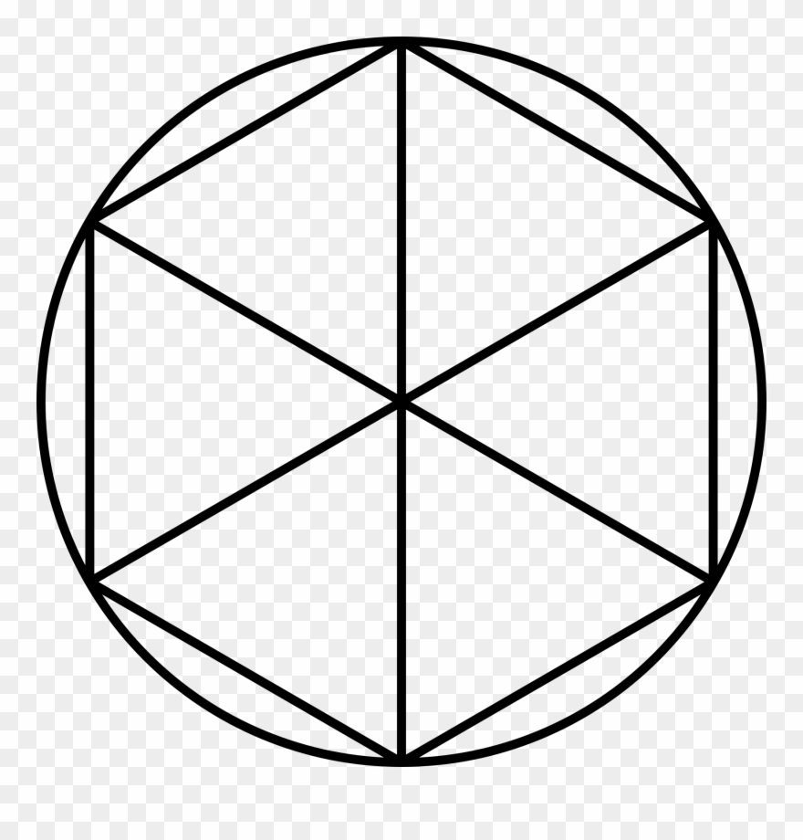 Enter Image Description Here - Circle With 6 Divisions Clipart