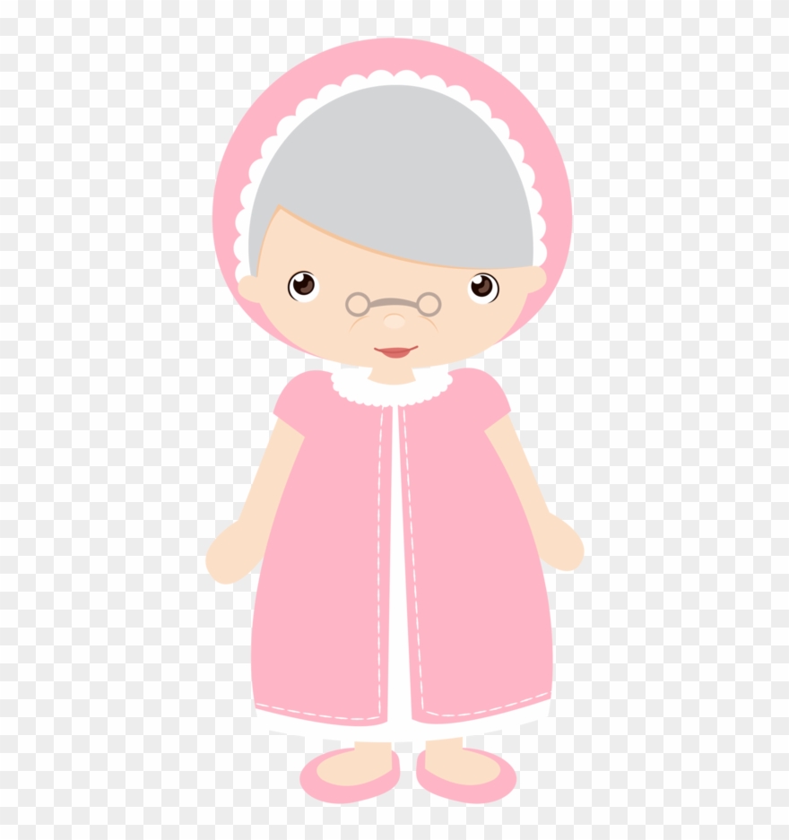 Chapeuzinho Vermelho Ii - Little Red Riding Hood Grandma Clipart - Png Download