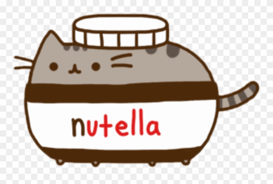Report Abuse - Pusheen Cat Nutella Clipart