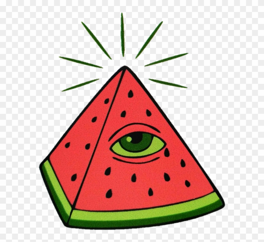Illuminati Clipart - Illuminati Watermelon - Png Download