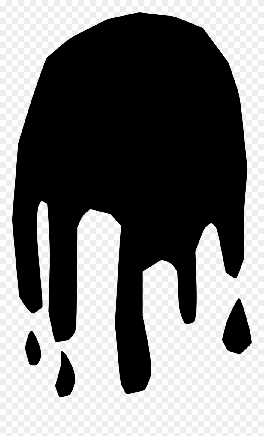 Big Image - Slime Silhouette Clipart