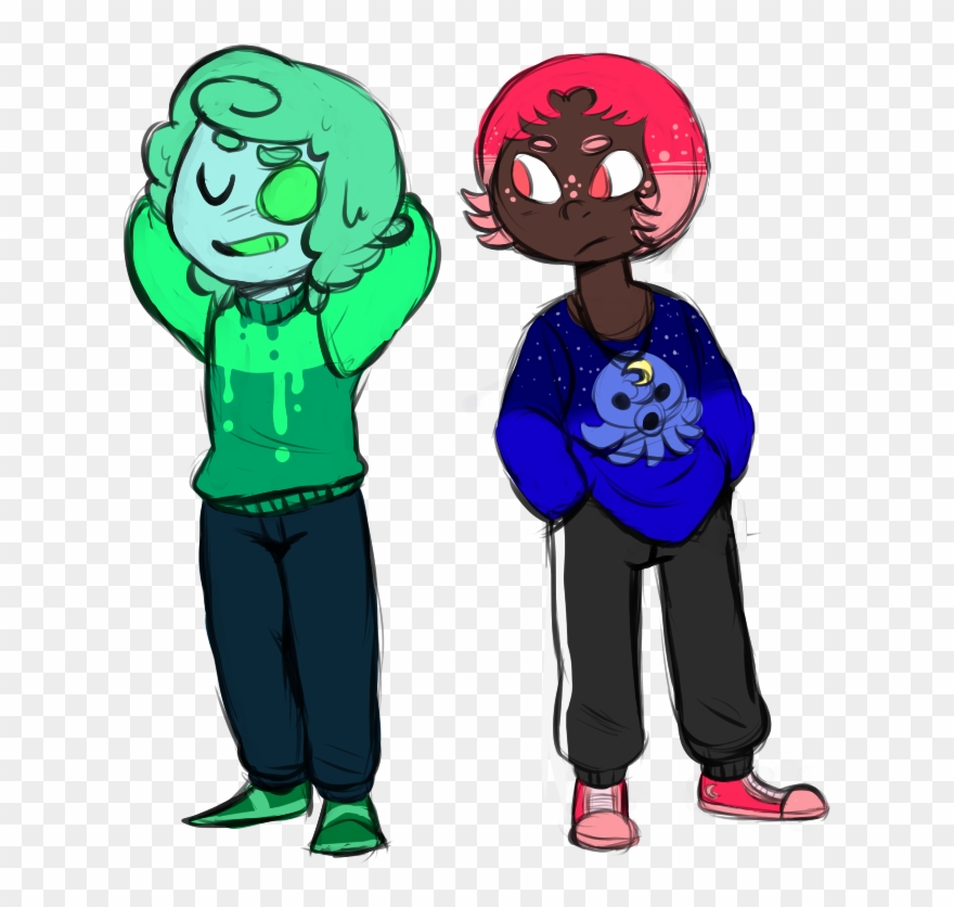 Slime And Octopus - Cartoon Clipart