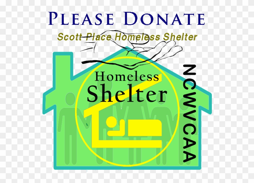 Scott Place Homeless Shelter In Need Of Donations - Graphic Design Clipart
