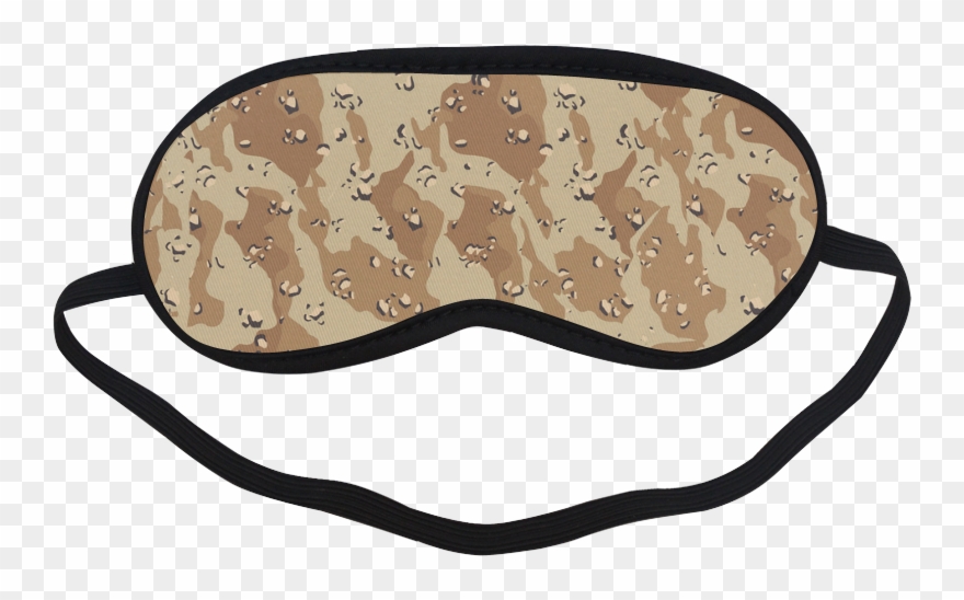 Desert Camouflage Pattern Sleeping Mask By Gravityx9 - Ahegao Mask Clipart