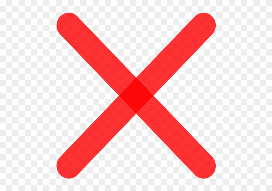 Clipart - Close - Cross Red Png Transparent Png