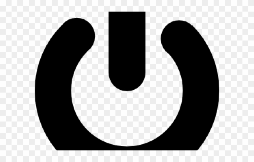 Shutdown Button Clipart Large - Png Download