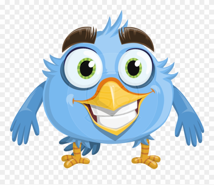Cartoon Bird Clip Art Eyebrows Transprent Png - Cartoon Character With Bushy Eyebrows Transparent Png
