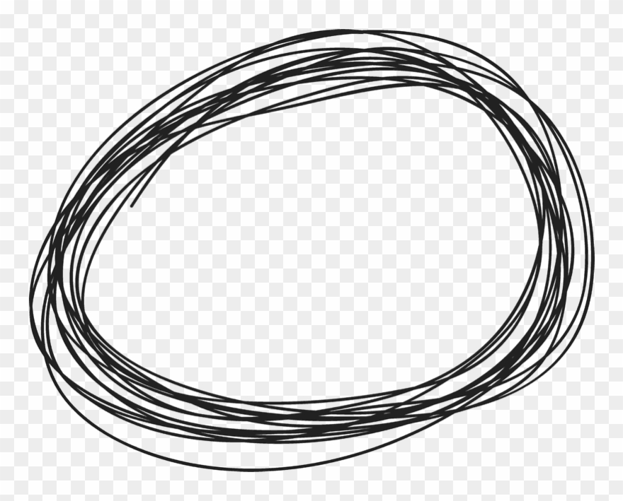 Doodle Circle Png - Circle Clipart