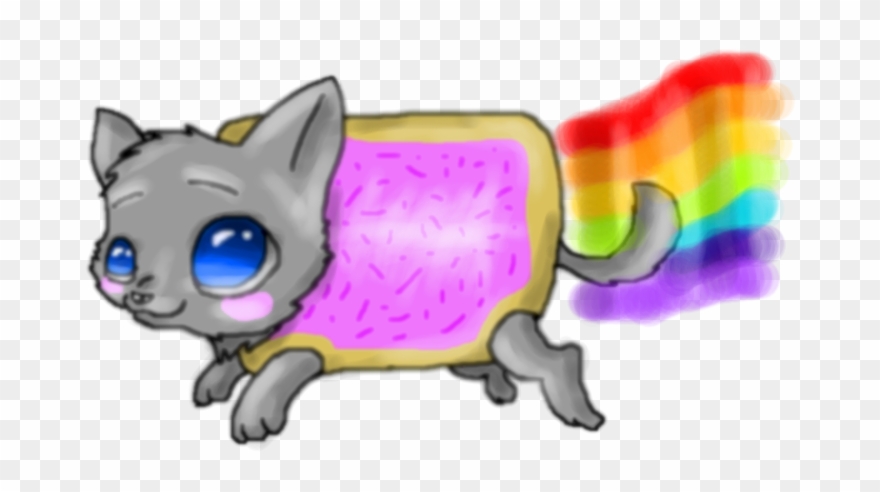 Codes For Insertion - Nyan Cat Art Png Clipart